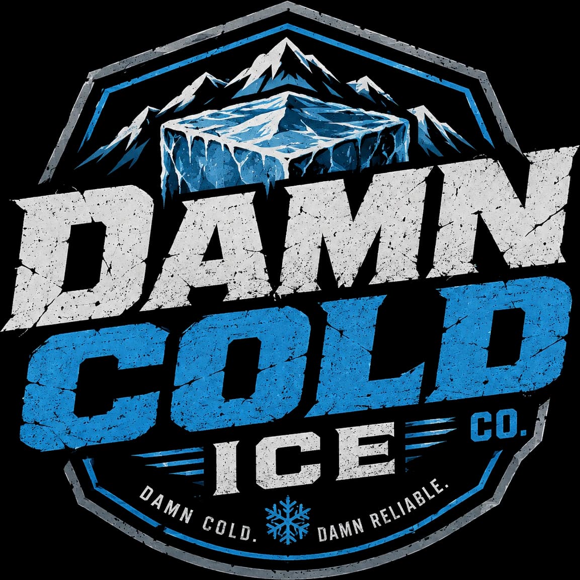Damn Cold Ice Co. — Damn Cold. Damn Reliable.